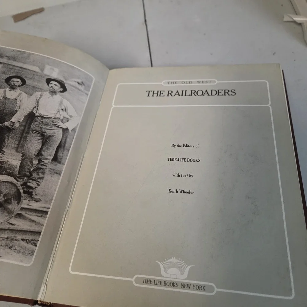 Lot of 4 Time Life Books The Old West The Texans Scouts Gunfighters Railroaders